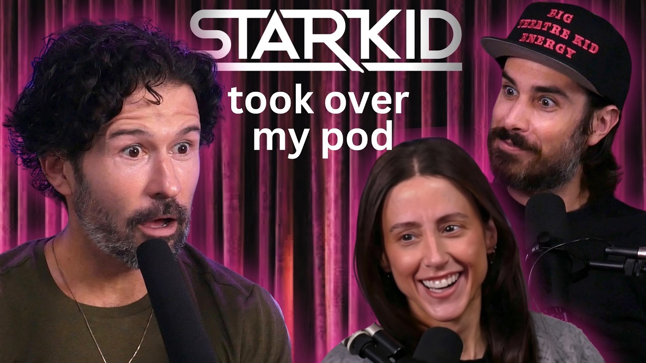 YouTube thumbnail for Lauren & Joey pay a VISIT to host my theatre review pod!